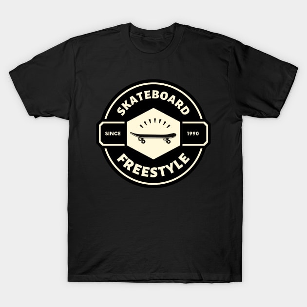 Skate freestyle X planche éclat T-Shirt by KINGDESIGNSHOP